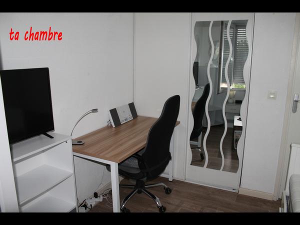 Chambre chez l'habitant / Appartement 3 pièces de 55 m², Talence, Allée du 7ème Art / Photo 2