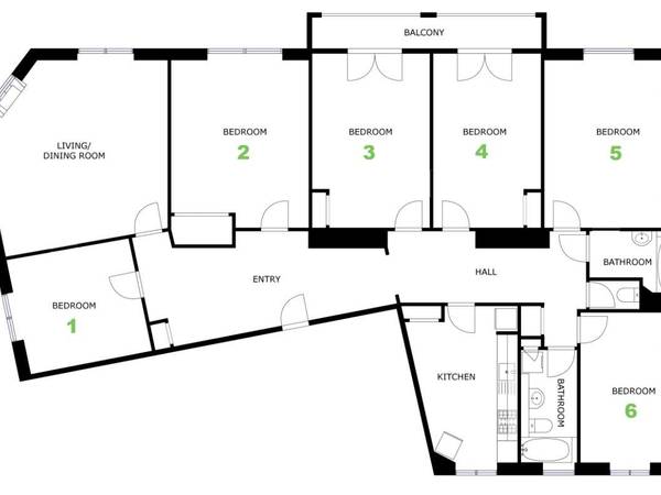 Colocation / Appartement 7 pièces de 180 m², Genève, Rue de Lyon / Photo 18