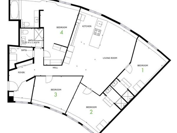 Colocation / Appartement 5 pièces de 135 m², Annemasse, Place de la Poste / Photo 26