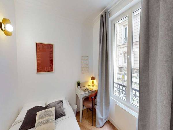 Colocation / Appartement 3 pièces de 50 m², Paris, Cité Condorcet / Photo 2