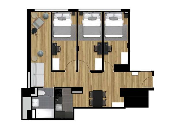 Colocation / Appartement 4 pièces de 69 m², Clichy, Rue Fernand Pelloutier / Photo 9