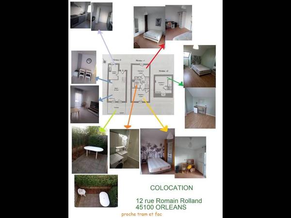 Colocation / Maison 4 pièces de 83 m², Orléans, Rue Romain Rolland / Photo 22