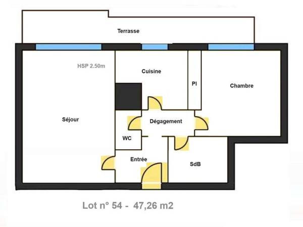 Chambre chez l'habitant / Appartement 2 pièces de 50 m², Antibes, Avenue Docteur Hochet / Photo 10