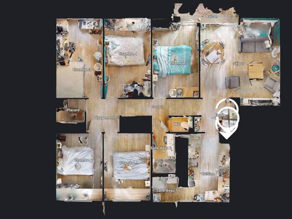 Colocation / Appartement 6 pièces de 98 m², Orvault, Avenue de la Vilaine / Photo 22