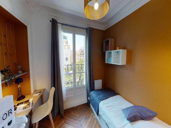 Colocation / Appartement 4 pièces de 70 m², Paris, Rue Ruhmkorff / Photo 2