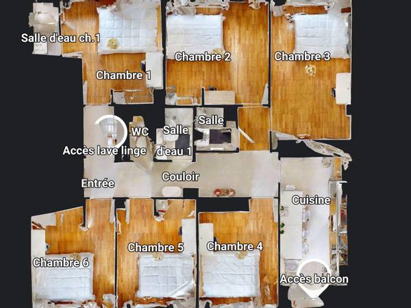 Colocation / Appartement 7 pièces de 107 m², Villeurbanne, Rue Paul Verlaine / Photo 20