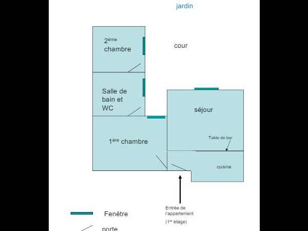 Location / Appartement 3 pièces de 44 m², Versailles, Rue Montbauron / Photo 7