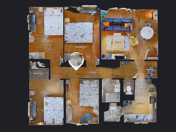 Colocation / Appartement 5 pièces de 83 m², Caen, Rue de la Cardonnière / Photo 20