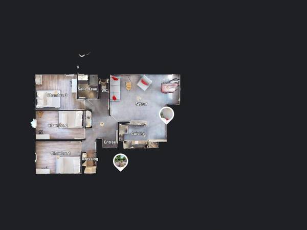 Colocation / Appartement 4 pièces de 77 m², Grenoble, Rue Paul Et Germaine Veyret / Photo 28