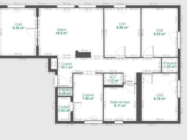 Colocation / Appartement 5 pièces de 85 m², Besançon, Rue de Fontaine-Écu / Photo 7
