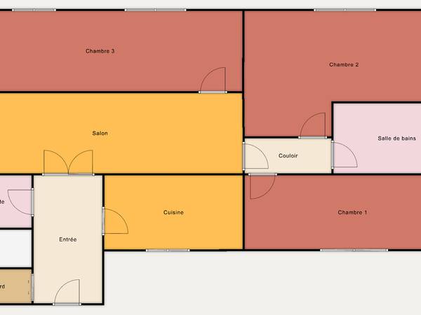 Colocation / Appartement 4 pièces de 68 m², Paris, Rue Brancion / Photo 6