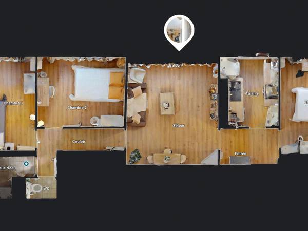 Colocation / Appartement 4 pièces de 68 m², Orléans, Rue Clément V / Photo 35