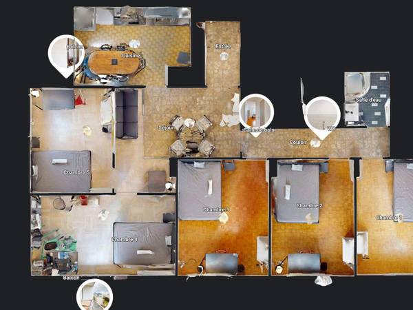 Colocation / Appartement 6 pièces de 100 m², Grenoble, Rue du Docteur Schweitzer / Photo 25