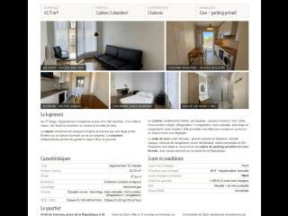 Location / 2 rooms apartment · 42 m², Dijon, 75 Rue Devosge