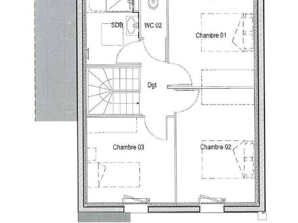 Colocation / Maison 5 pièces de 95 m², Carquefou, Allée Semper Virens / Photo 10