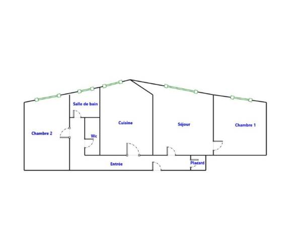 Colocation / Appartement 3 pièces de 57 m², Montpellier, Place Bouschet de Bernard / Photo 12
