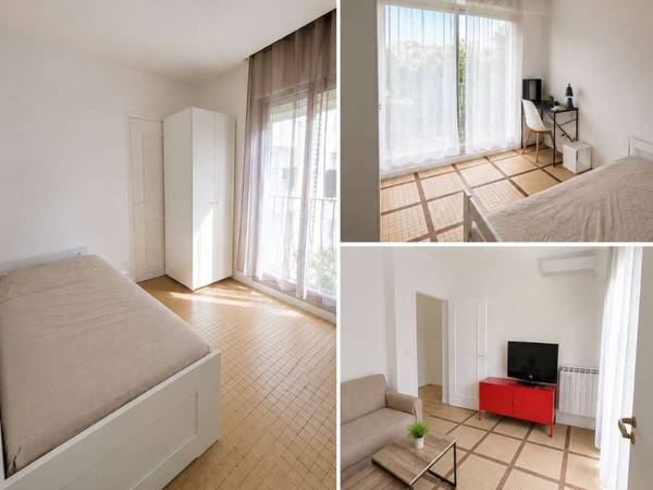 Colocation / Appartement 3 pièces de 45 m², Nice, Avenue de Fabron / Photo 2