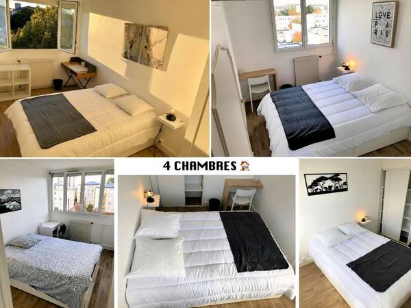 Colocation / Appartement 6 pièces de 85 m², Tours, Rue du Capitaine Pougnon / Photo 2
