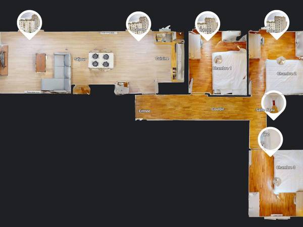 Colocation / Appartement 4 pièces de 72 m², Grenoble, Rue Abbé Grégoire / Photo 20