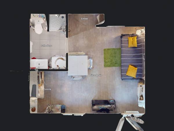 Location / Appartement 1 pièce de 23 m², Grenoble, Rue Amédée Morel / Photo 10