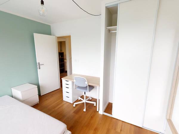 Colocation / Appartement 5 pièces de 75 m², Rennes, Cours Président John Fitzgerald Kennedy / Photo 2
