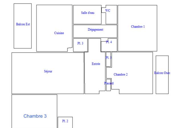 Colocation / Appartement 4 pièces de 79 m², Lyon, Rue Bellecombe / Photo 2
