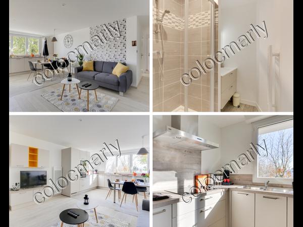 Colocation / Appartement 6 pièces de 107 m², Hérouville-Saint-Clair, Les Belles Portes / Photo 11