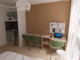 Rental / 2 rooms residence · 31 m², Clermont-Ferrand, 124 Av. de la République