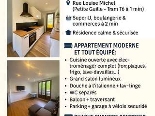 Room share, 5 rooms apartment, Vénissieux