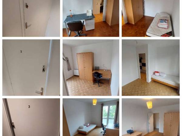 Colocation / Appartement 7 pièces de 105 m², Rennes, Rue du Nivernais / Photo 2