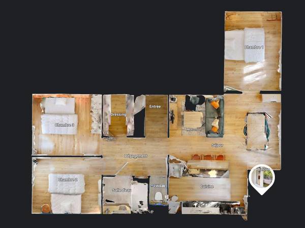 Colocation / Appartement 4 pièces de 75 m², Nantes, Rue Jean Gorin / Photo 20