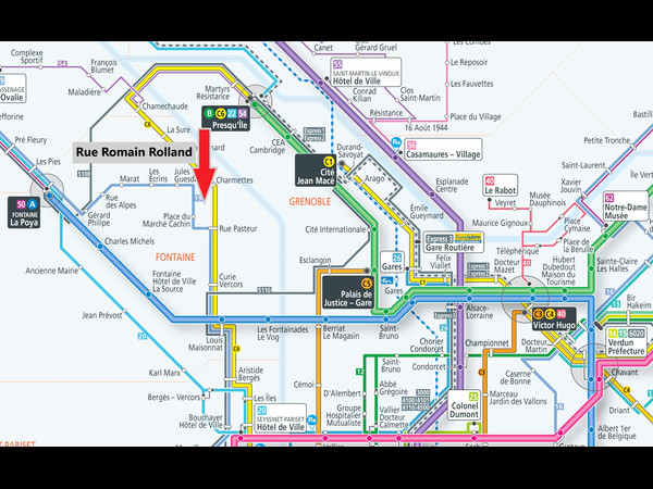 Colocation / Appartement 4 pièces de 54 m², Fontaine, Rue Romain Rolland / Photo 11