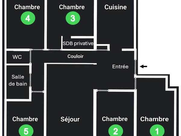 Colocation / Appartement 6 pièces de 96 m², Vénissieux, Avenue Jean Jaurès / Photo 19