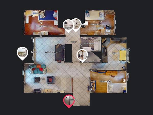 Colocation / Appartement 4 pièces de 92 m², Grenoble, Rue Paul Helbronner / Photo 2