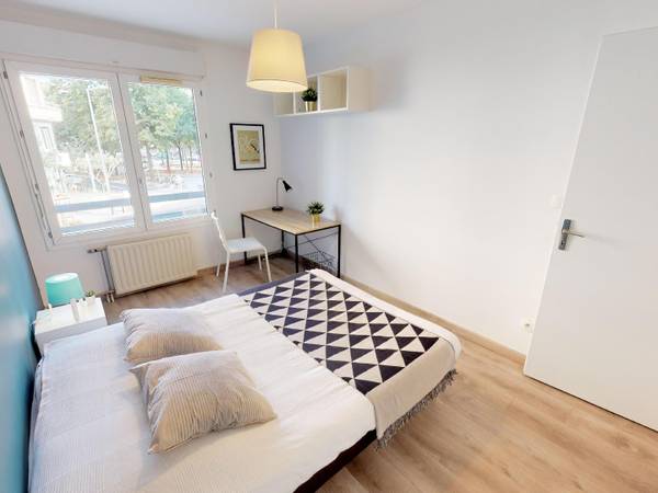 Colocation / Appartement 5 pièces de 84 m², Villeurbanne, Rue Eugène Manuel / Photo 2