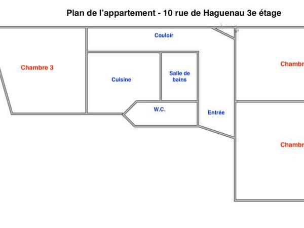 Flatsharing / 3-bedroom flat · 66 m², Strasbourg, Rue de Haguenau / Photo 13