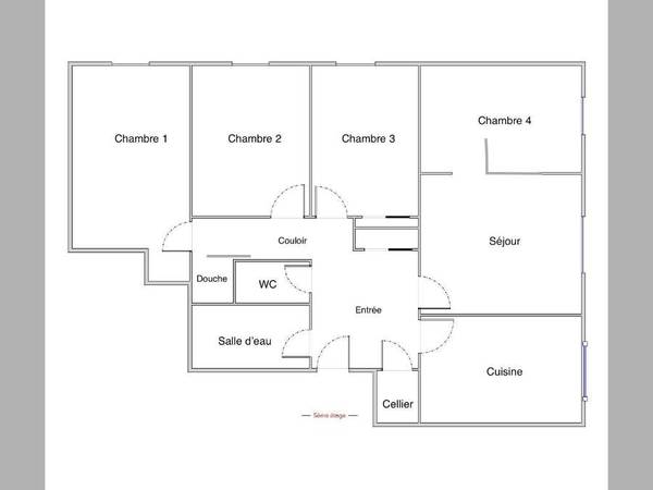 Colocation / Appartement 5 pièces de 97 m², Tours, Avenue Duquesne / Photo 7