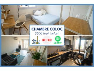 Room share, 4 rooms apartment, Marseille