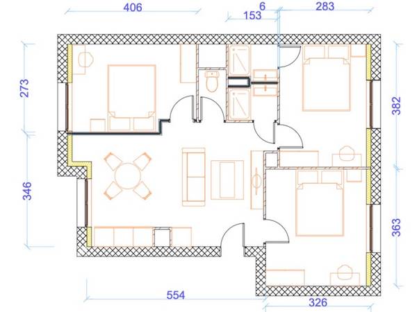 Colocation / Appartement 4 pièces de 56 m², Marseille, Rue du Genie / Photo 7
