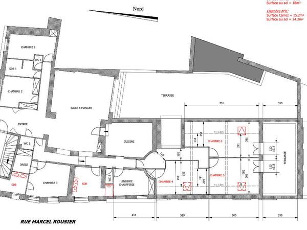 Colocation / Appartement 8 pièces de 215 m², Pontoise, Rue de la Bretonnerie / Photo 11