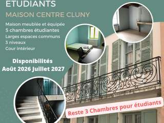 Colocation / Maison 9 pièces de 200 m², Cluny, Rue de la Liberté
