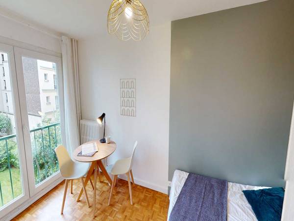 Colocation / Appartement 5 pièces de 100 m², Paris, Rue Claude Decaen / Photo 2