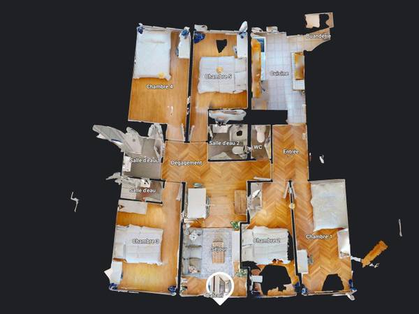 Colocation / Appartement 5 pièces de 103 m², Créteil, Allée Jean Poncelet / Photo 23