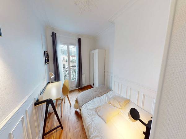 Colocation / Appartement 9 pièces de 150 m², Paris, Rue des Cloys / Photo 2