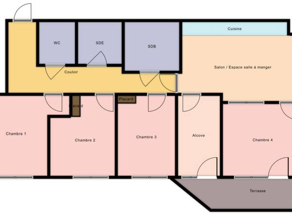 Colocation / Appartement 5 pièces de 89 m², Clichy-la-Garenne, Rue Médéric Clichy / Photo 9