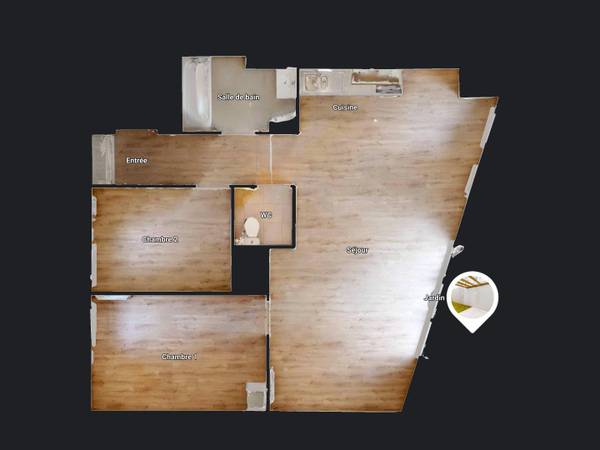 Location / Appartement 3 pièces de 68 m², Rouen, Rue Verte de la Motte / Photo 23