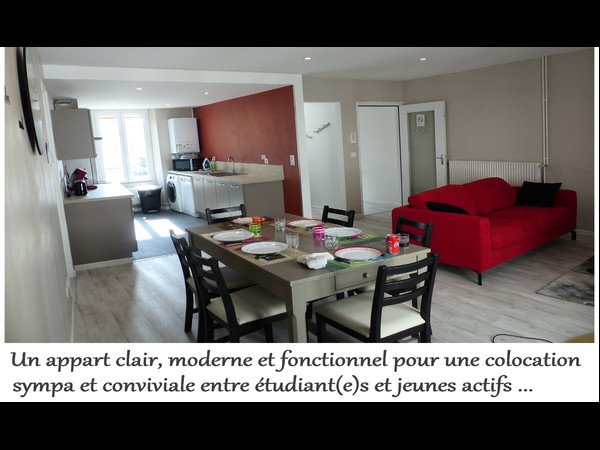 Colocation / Duplex 6 pièces de 105 m², Le Mans, Rue Coeffort / Photo 2