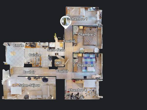 Colocation / Appartement 5 pièces de 86 m², Lyon, Rue de Saint-Cyr / Photo 17