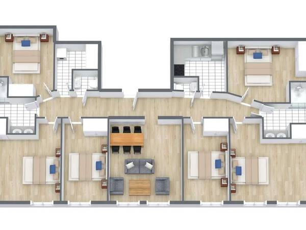 Colocation / Appartement 6 pièces de 113 m², Paris, Place de la Réunion / Photo 10