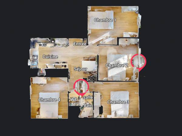 Colocation / Appartement 5 pièces de 63 m², Bron, Rue de Montferrat / Photo 14